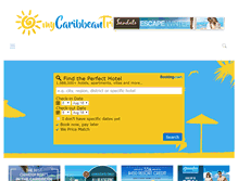 Tablet Screenshot of mycaribbeantrip.com